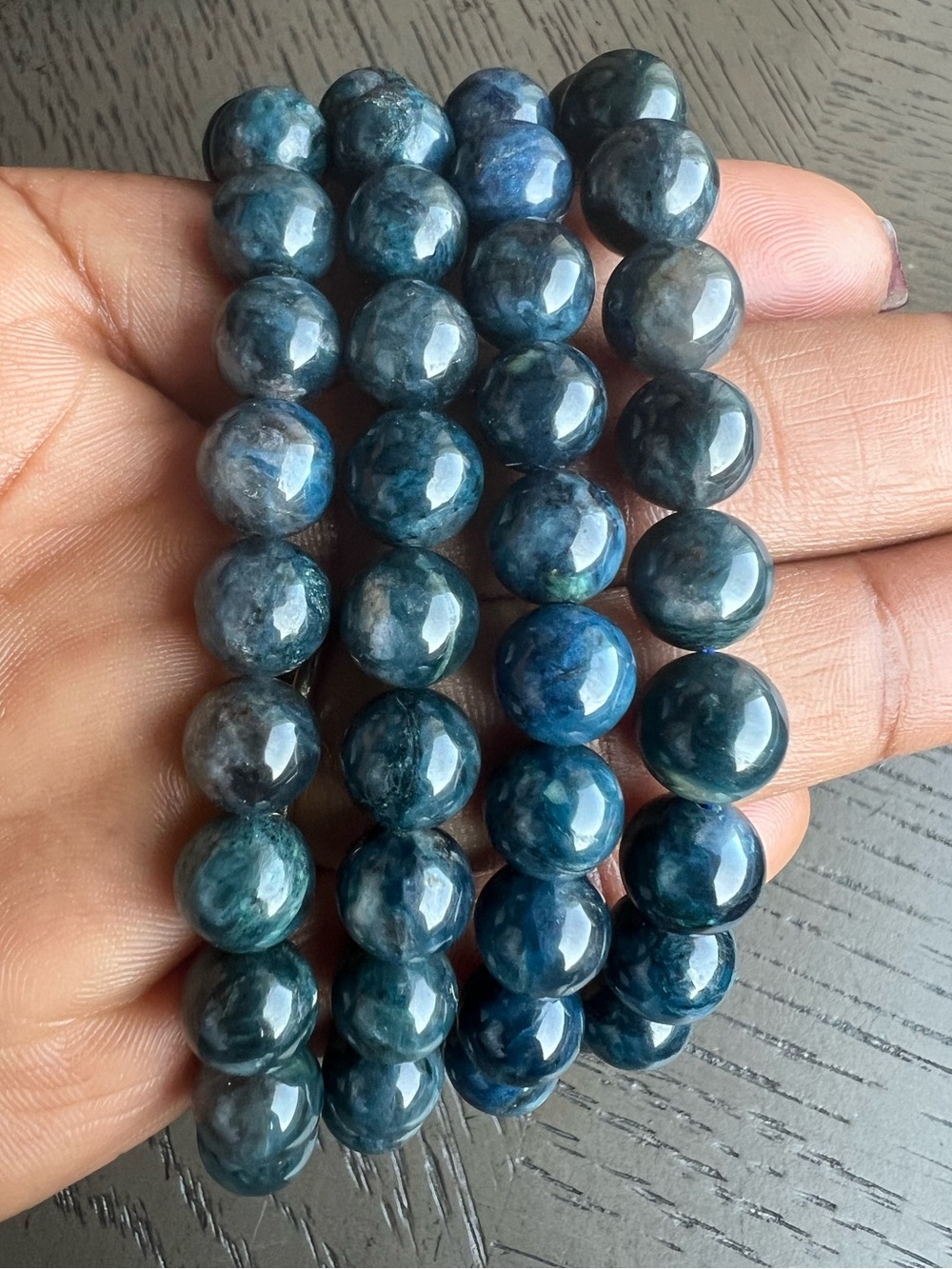 Blue sugilite bracelet 9mm SIZE 6.5’ ( ONE )